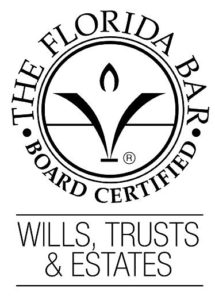 The Florida Bar Board Certified in Wills, Trusts, and Estates Logo