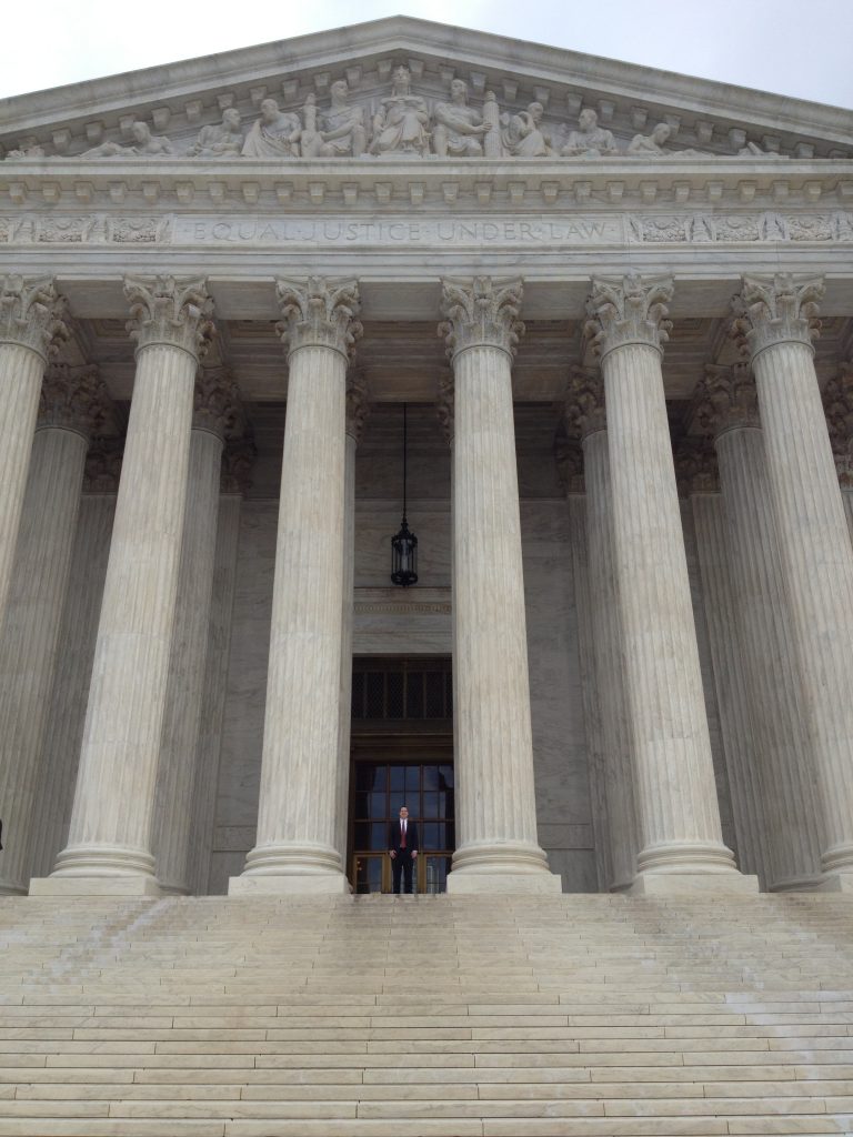 F. Gant McCloud at the U.S. Supreme Court in Washington, D.C.
